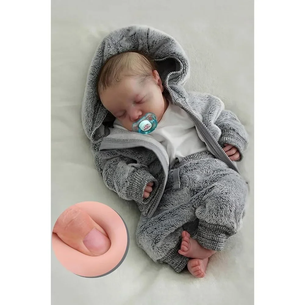 Reborn Baby Dolls Boys 17 Inch Real Baby Feeling Realistic Newborn Doll